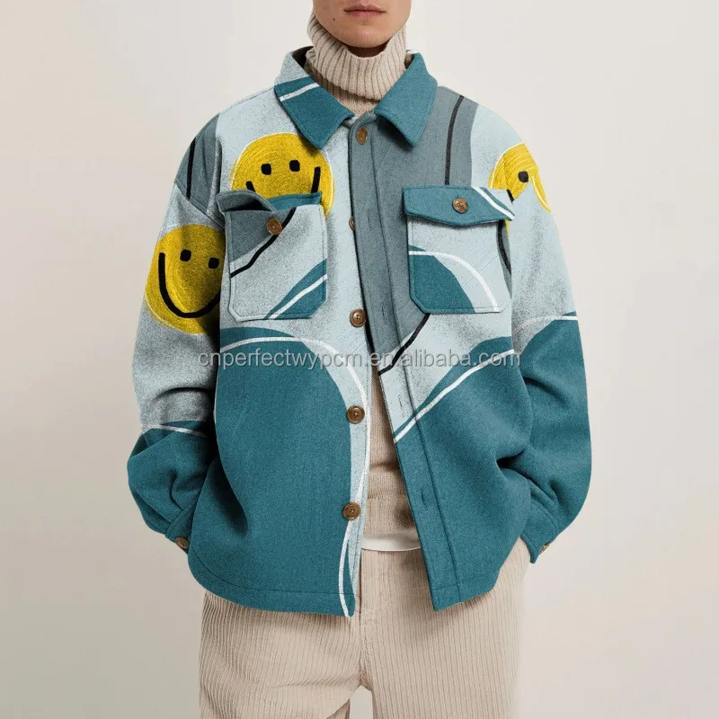 Factory Direct Sale Wholesale jacket men luxury jacket Custom Logo Design Vintage Mens Jacket