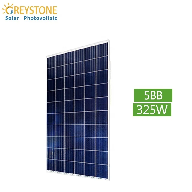 GREYSTONE 325W higher weak light effecicency solar panels poly panel solar price
