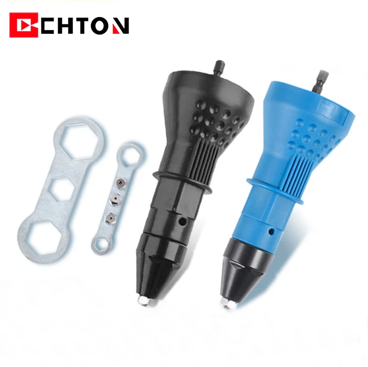 Rivet Gun for Drill Riveter Electric Nut Gun Cordless Riveting Adaptor Insert Nut Tool