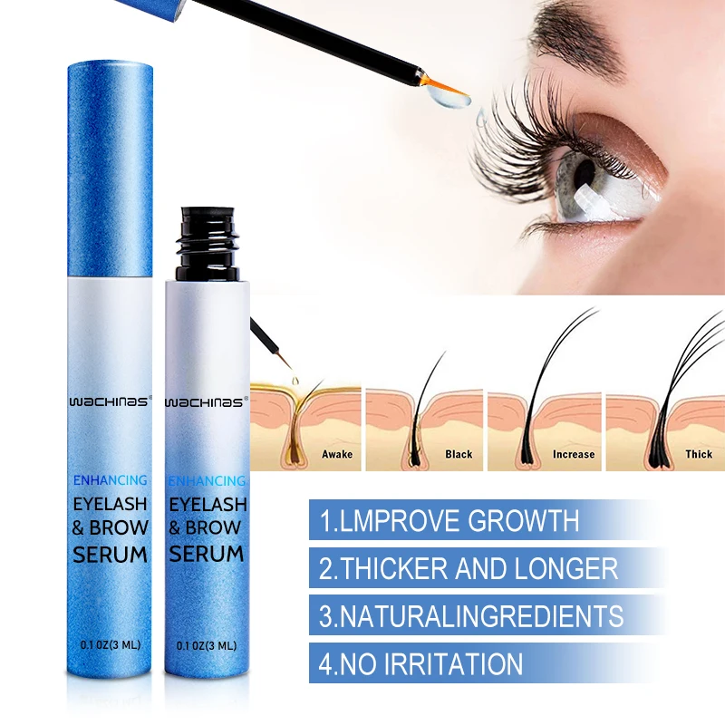 Oil-free Eyelash Growth Serum,Clinically Proven For Thicker Lashes