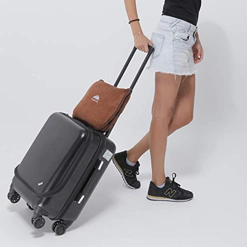 Мягкое дорожное одеяло, подушка, летное одеяло для самолета, мягкая сумка, чехол для подушки с ручным чемоданом и компактным зажимом