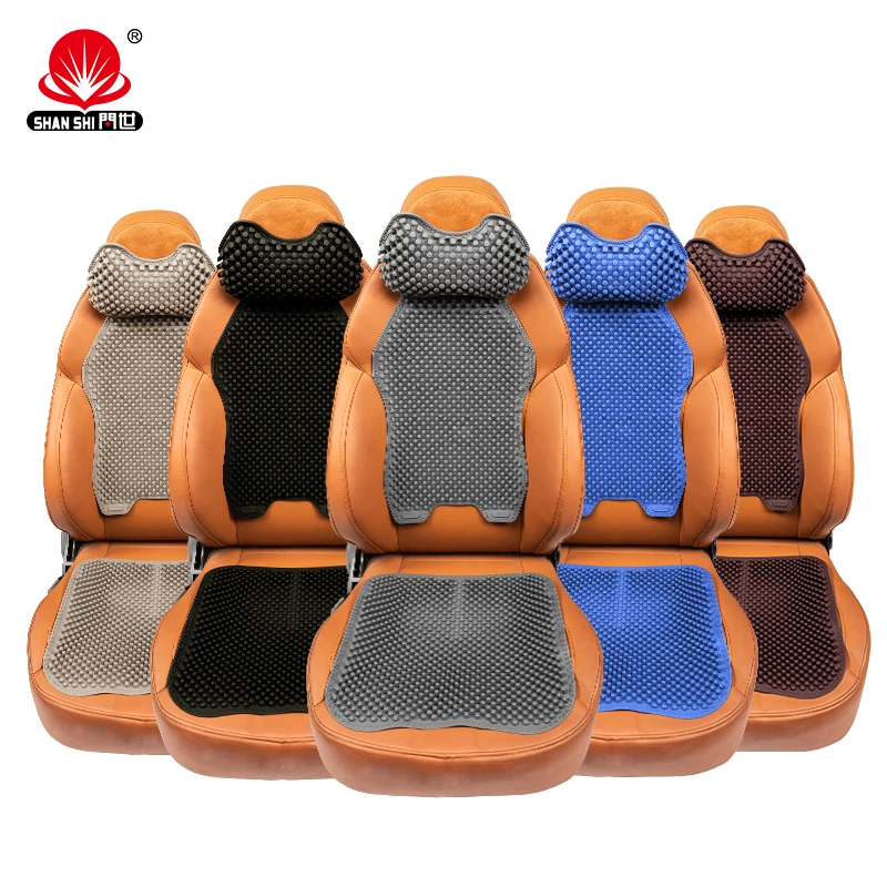 Factory Supply Heat Resistant High Quality for four season Universal Silicone car seat massage cushion car seat cooling pad