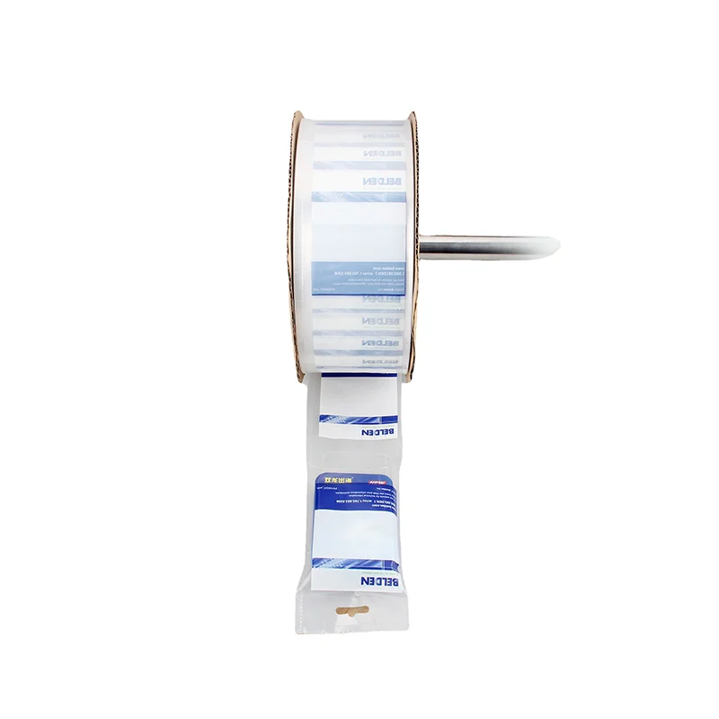 folded Perforated Pre Opened auto plastic Bag Making Machine Roll Clear Transparent Prepackage Bags