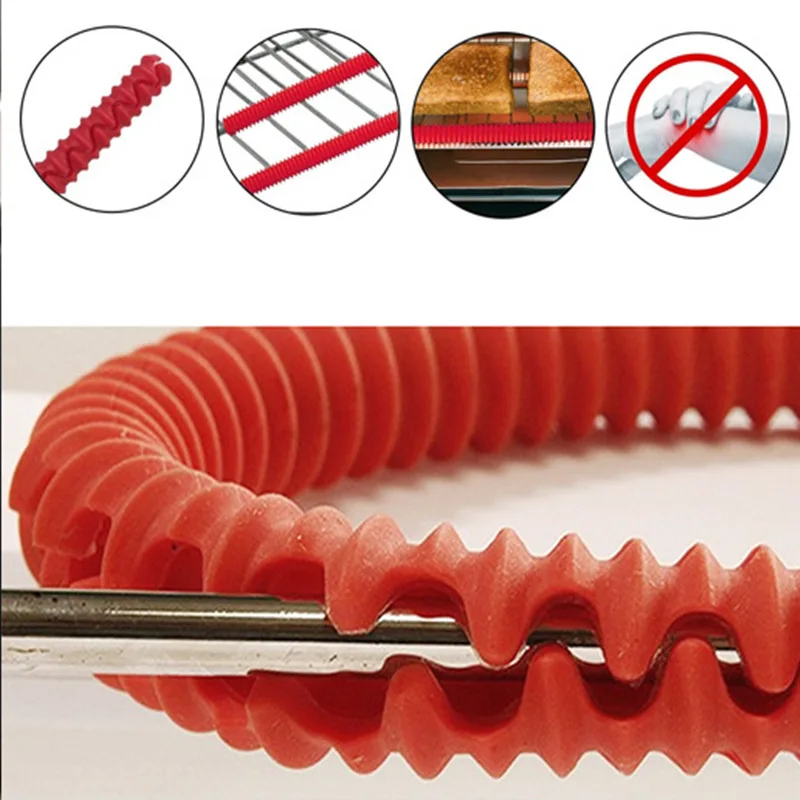 
BPA Free Heat Resistant Silicone Oven Rack Guard 