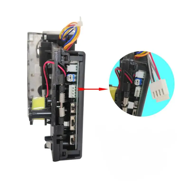 JY-130B Alloy Panel CPU Comparison Anti-trick Coin Reader Arcade Comparative Coin Accepter Parts