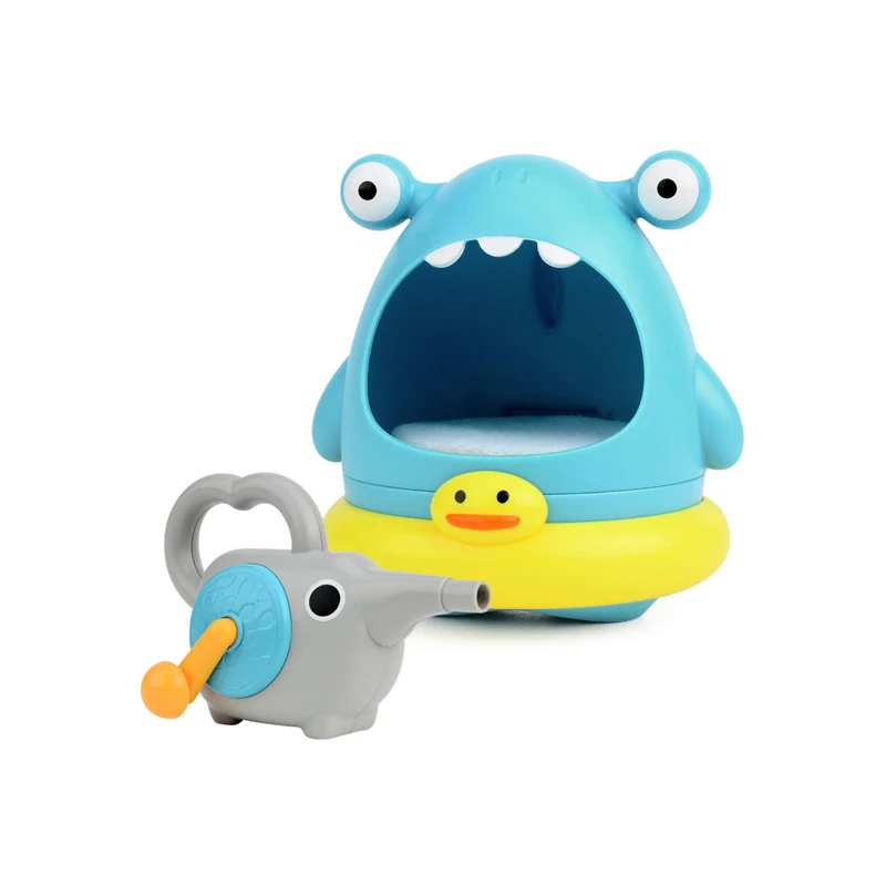 Water Toys Bath Bubble play games Bathroom toys outdoor splashing baby bathtub crab bubble Machine blowing foam maker set togeth