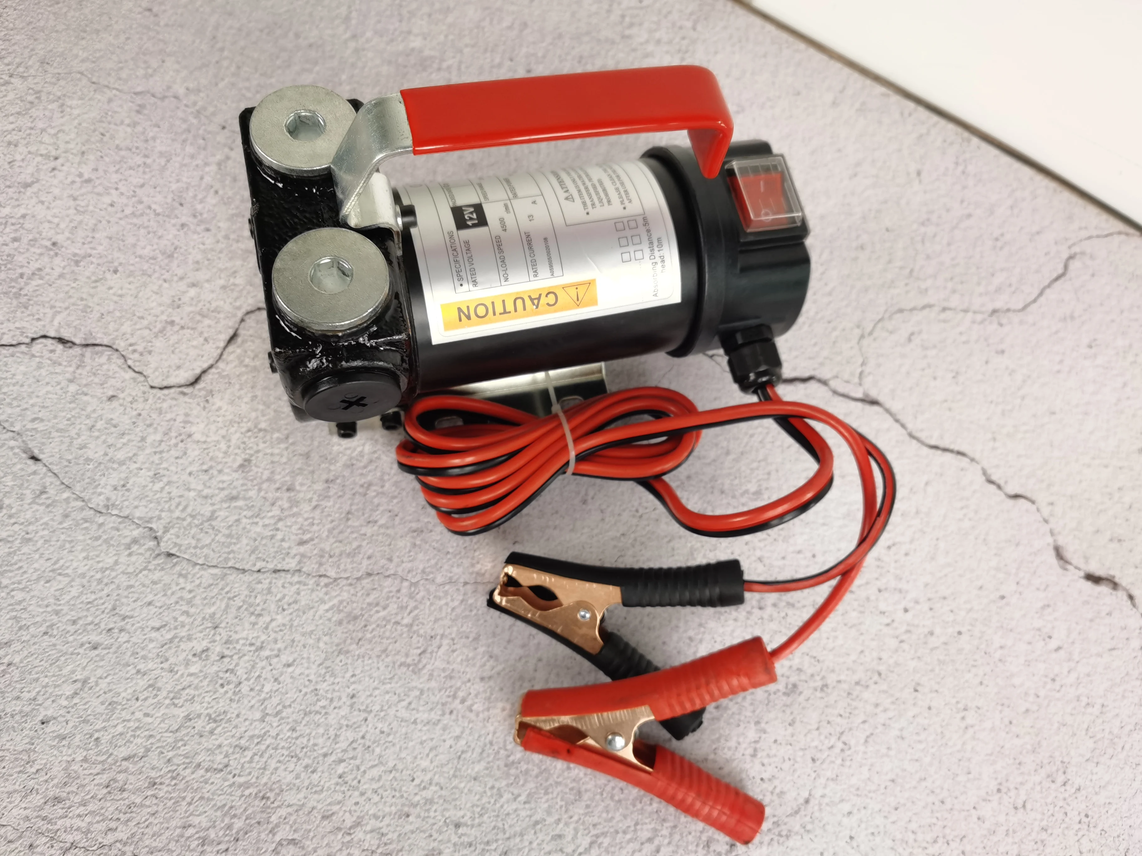 DC 12V 24V motor AC 220V Electric Diesel Fuel Oil Dispensing fuel oil transfer pump