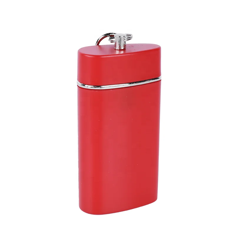 Personalized Metal Portable Smoking Cigarette Ashtray Pocket Ashtray Outdoor Tobacco Tray Mini Keychain Ashtray