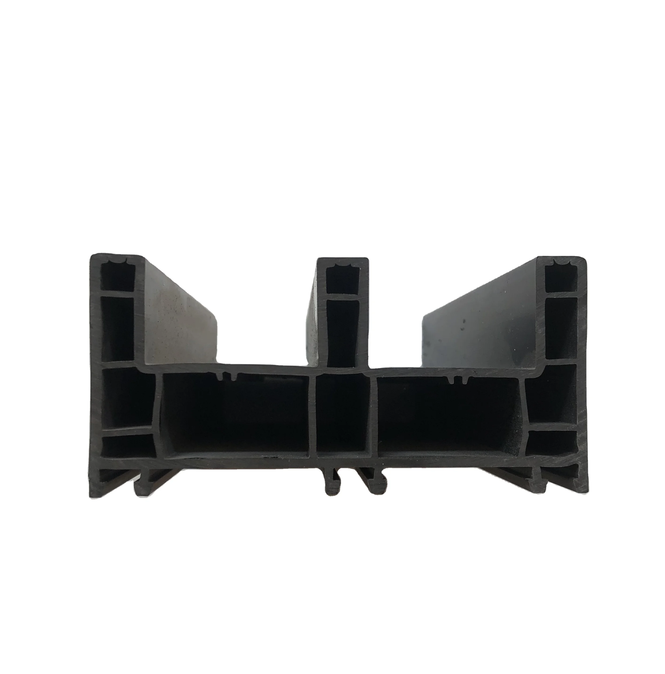 
Ready stock Black PVC window profiles from PVC profiles factory directly 