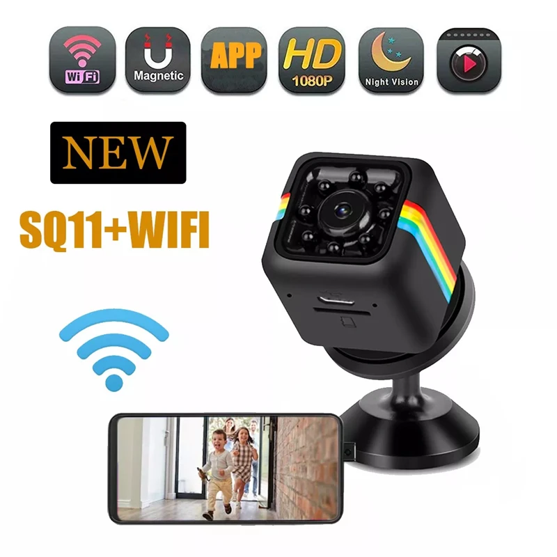 SQ11 Mini Wifi Camera HD 1080P Sensor Night Vision Camcorder Motion DVR Micro Camera Sport DV Video small Camera Cam SQ11