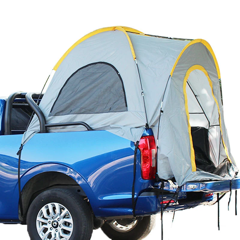 Portable waterproof pick up car tent camper pickup truck bed tent with awing for regular checkout pickup truck