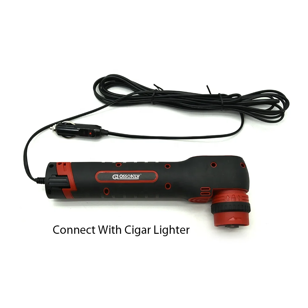 GlossOnly Portable Mini Cordless Nano Rotary Polisher Dual Action Car Polisher with Battery for Auto Detailing