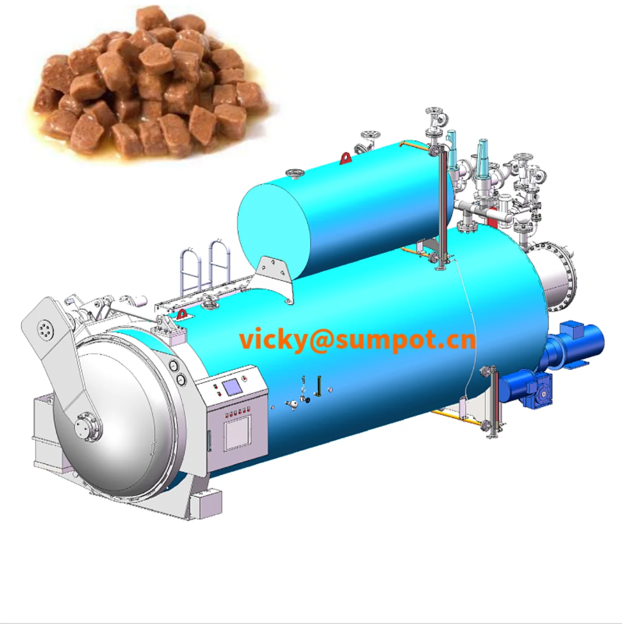 SUMPOT PLJ12-4 B.4 PID Static Water Spray Canned food  Retort