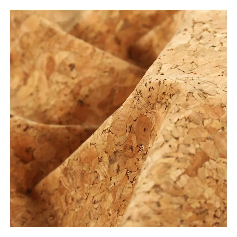 Three-dimensional wood grain: pure natural cork, soft and thick, small color blocks, sawdust, washable fabric