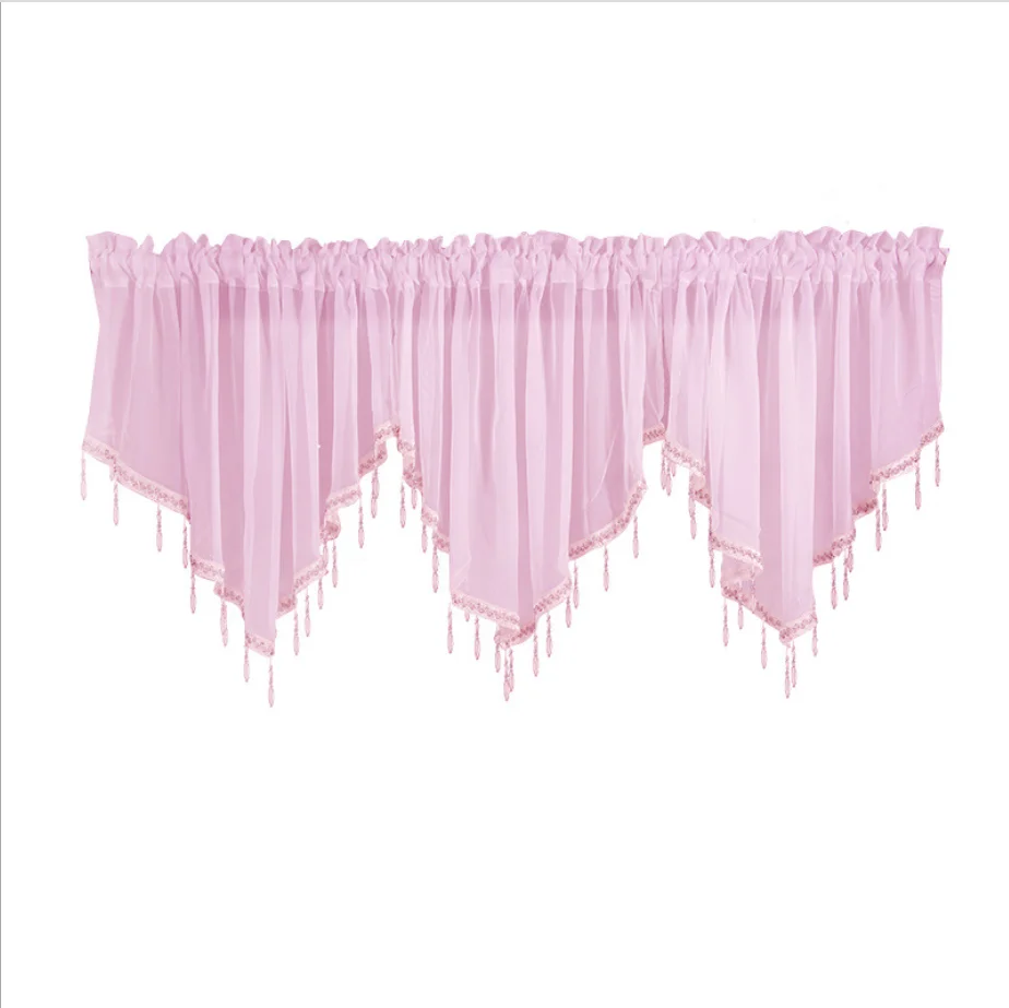 
 Прямые продажи с фабрики чистый цвет треугольник 130*60 см готовая занавеска ткань плотные  