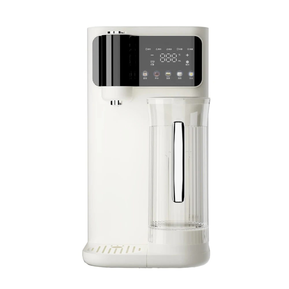 Desktop household hot and cold temperature controlled water dispensers and water purifiers