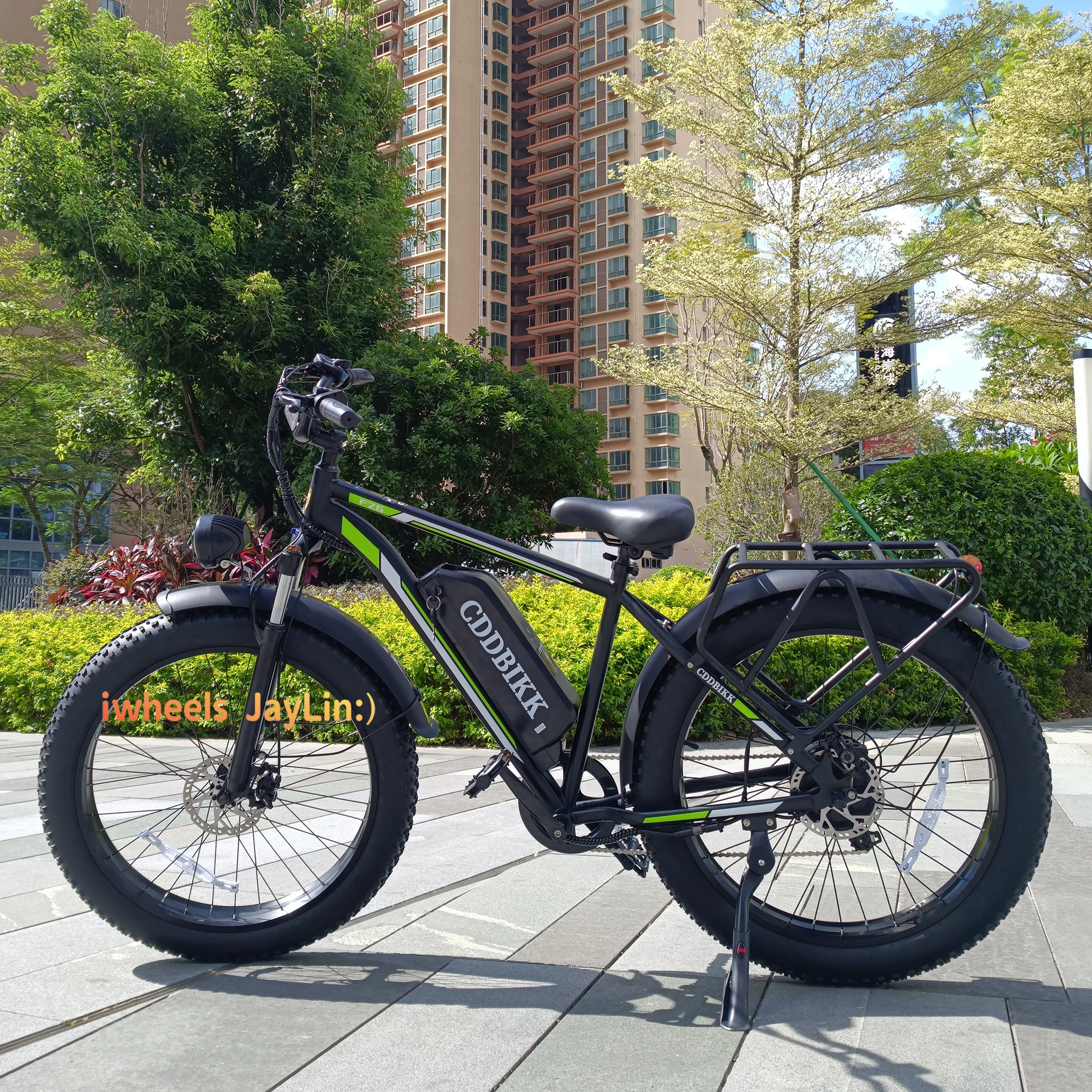 EU USA Warehouse F26 Electric Mountain Bike 1000W 48V 26*4 inch Fat tire E Bike with APP Electric City Bike Dirt Bicycle Fatbike