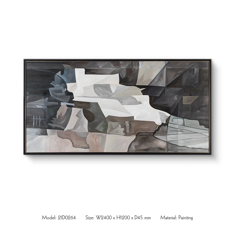 Modern luxury Contemporary Hospitality hotel  interior design abstract home decor wall arts acrylic paintings