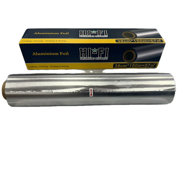food grade Aluminum Foil 8011 10  11 12 13 15 micron 30cm aluminum foil roll