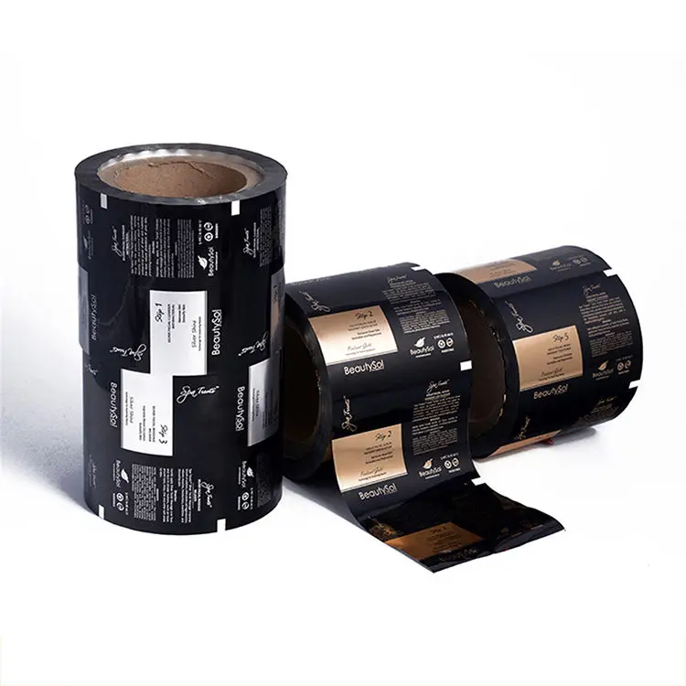 Wholesale Custom Printed Food Packing Film Plastic Bopp Aluminum Foil Film For Chocolate Snack Food Grade Roll Film