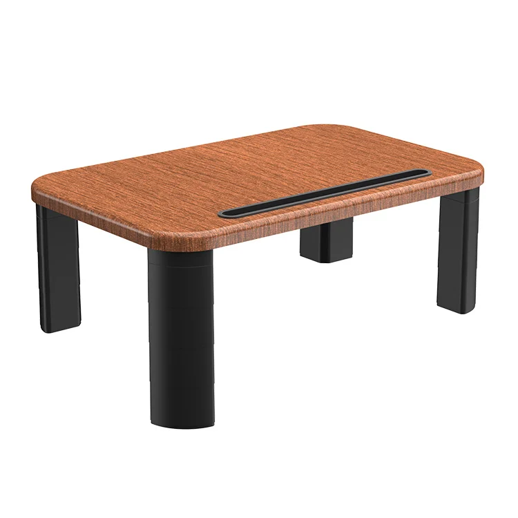 
Wooden Elegant Universal Compatibility LCD Monitor Riser Stand High Quality One-piece Wood Computer Monitor Riser Stand 