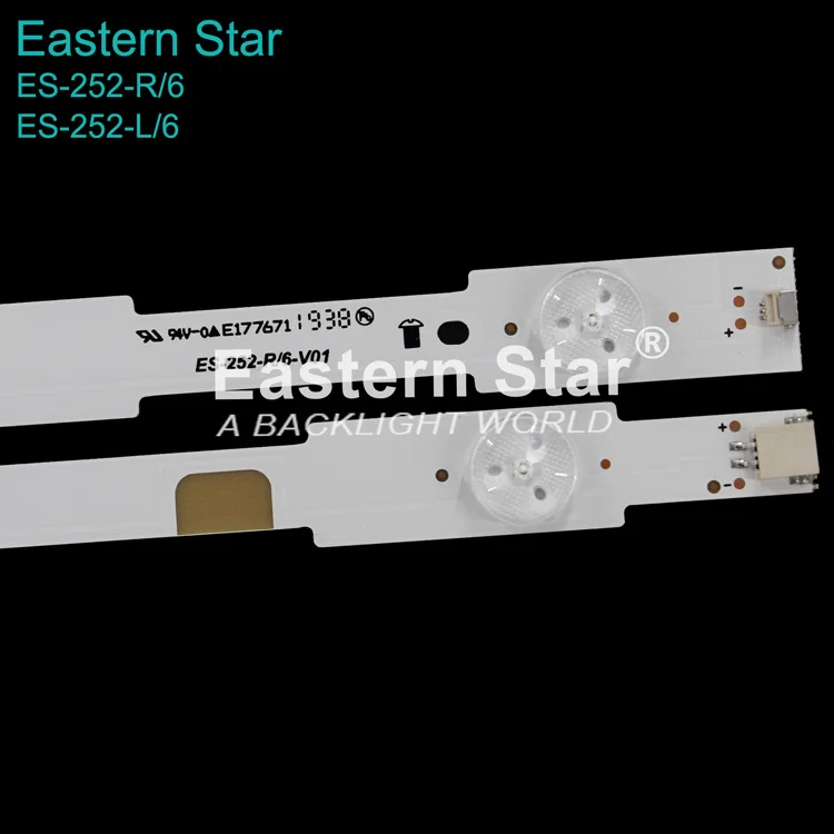  ES-252 LED Backlight Strip EVT LBM550E0601-DR/DQ-3(R)/1(L) use for PHILIPPS 55' 6+6 55PUK4900/12