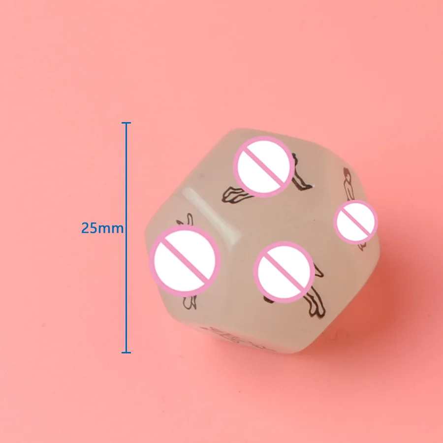 
Sunfoo Oem Sex Dice Glow Funny Adult Toys Couple Lovers Games Sex Party Toy Gambling Erotic Dice Toy Couple 