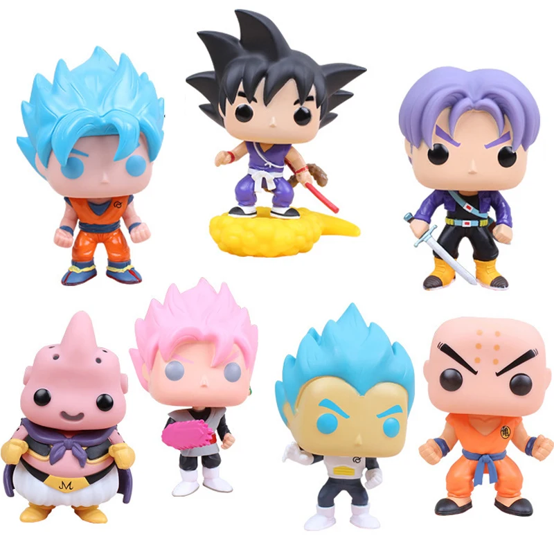 10cm 4inch Dragon Balls POP Action Figure Anime New Arrival PVC Statue Model Toy Gift Goku Vegeta Anime Figures For Decor
