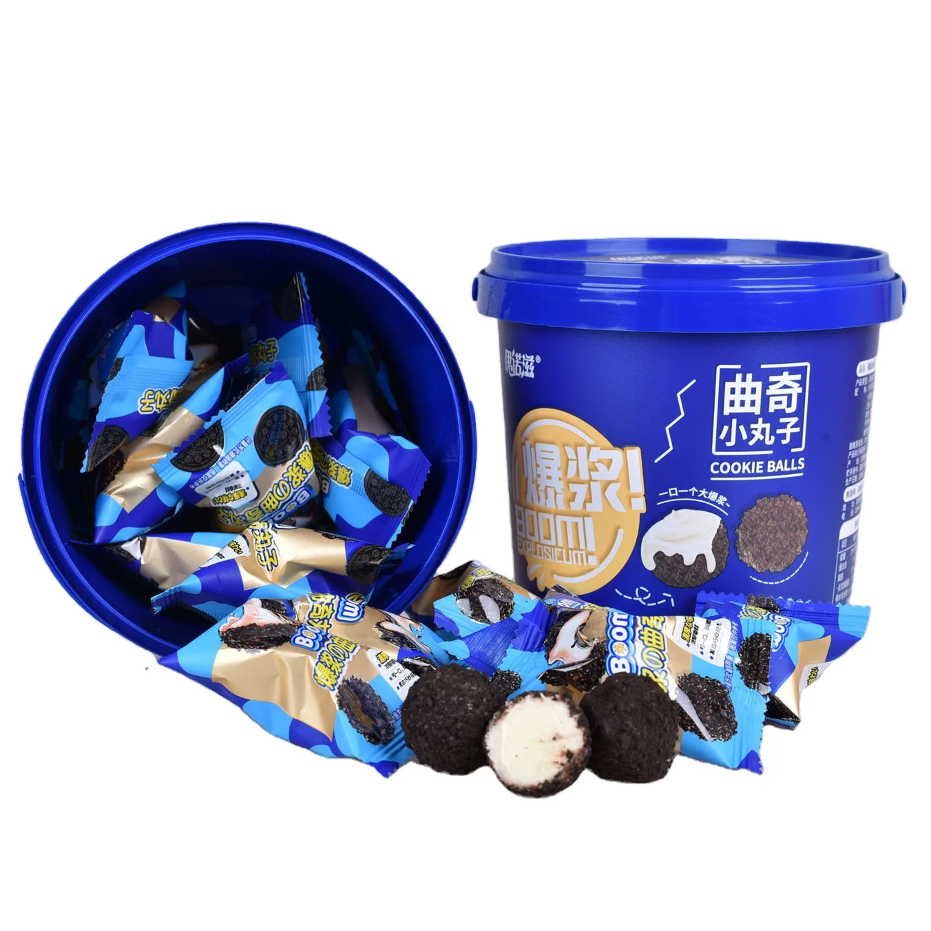 Biscuit cookie ball,crunchy mix smooth texture,manufacture wholesale