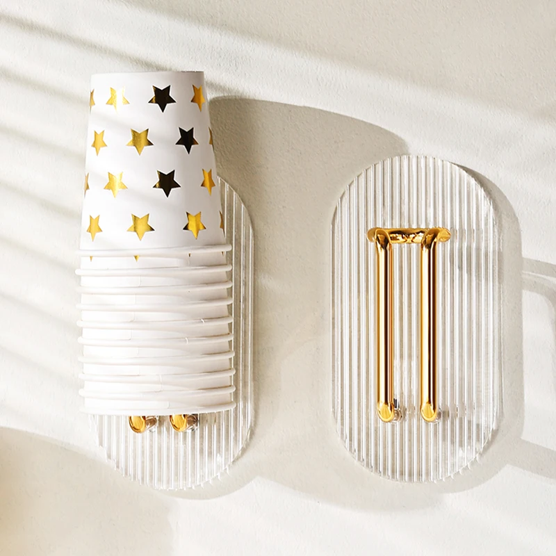 OSBORN Paper Cup Holder Disposable Cup Anti-dust Storage Rack Home Kitchen Water Dispenser Cup Holder Dispenser