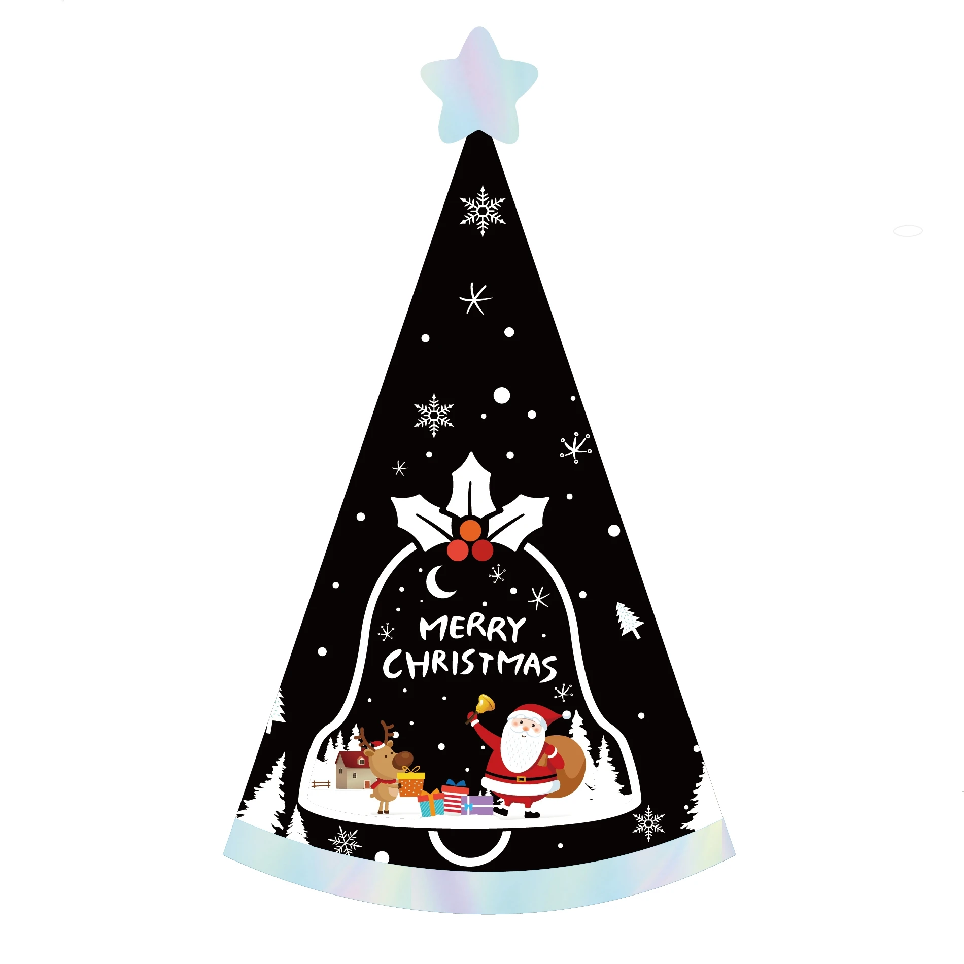 Disposable paper hat for Christmas party