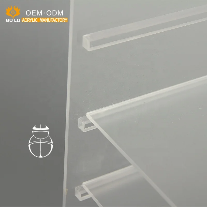 Factory Wholesale Custom Crystal Clear A4 E-cigarette Acrylic Display Stand