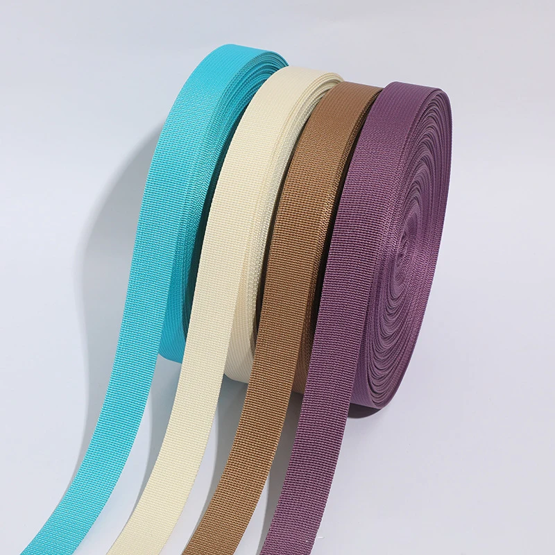 Factory Delivery Strong Webbing Belt Strap polyester Nylon Webbing Heat Transfer Printing Seatbelt Webbing For Bag