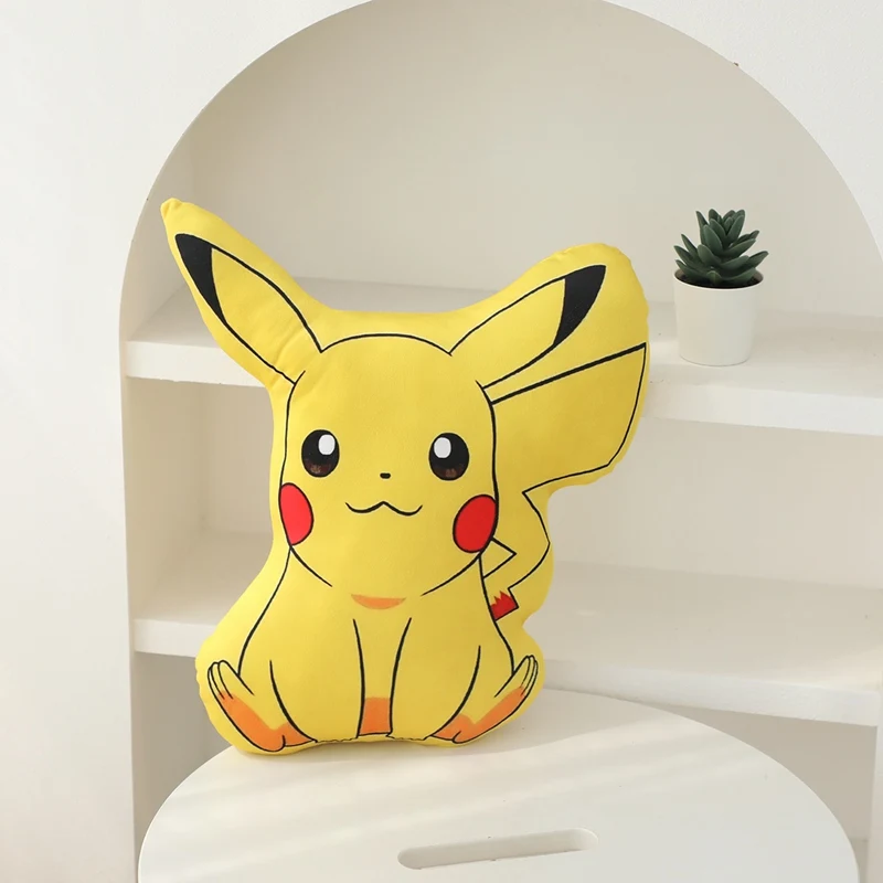 Kawaii Pokemoned Gengar Pikachu Bulbasaur мягкая плюшевая подушка игрушки милые Charmander Squirtle мягкие подушки Peluche куклы