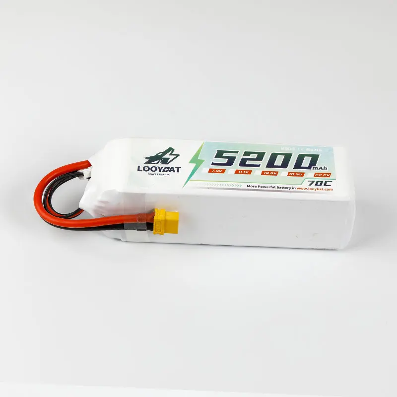 Factory Direct Sales 11.1V 22.2V 70C High Power 5200mAh RC Lipo Battery Soft Case 3S 6S XT60 Lipo Battery For RC Car Drones
