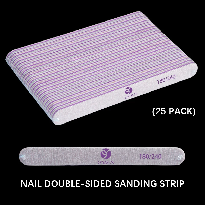Hot Sale Professional Double Side Professional  Double Side Emery Board Mini Nail File New Trend Custom Logo Nail File Set