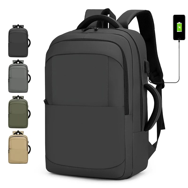 Large Capacity Portable Casual School Bag Universal durable Waterproof 15.6 inch Laptop Backpack with USB