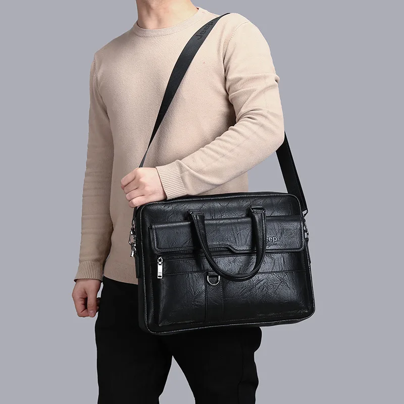 Brief Case Maletin Breifcase_Portafolio Conference Bag Uk Laptop Leather Hand Bag Briefcase For Men