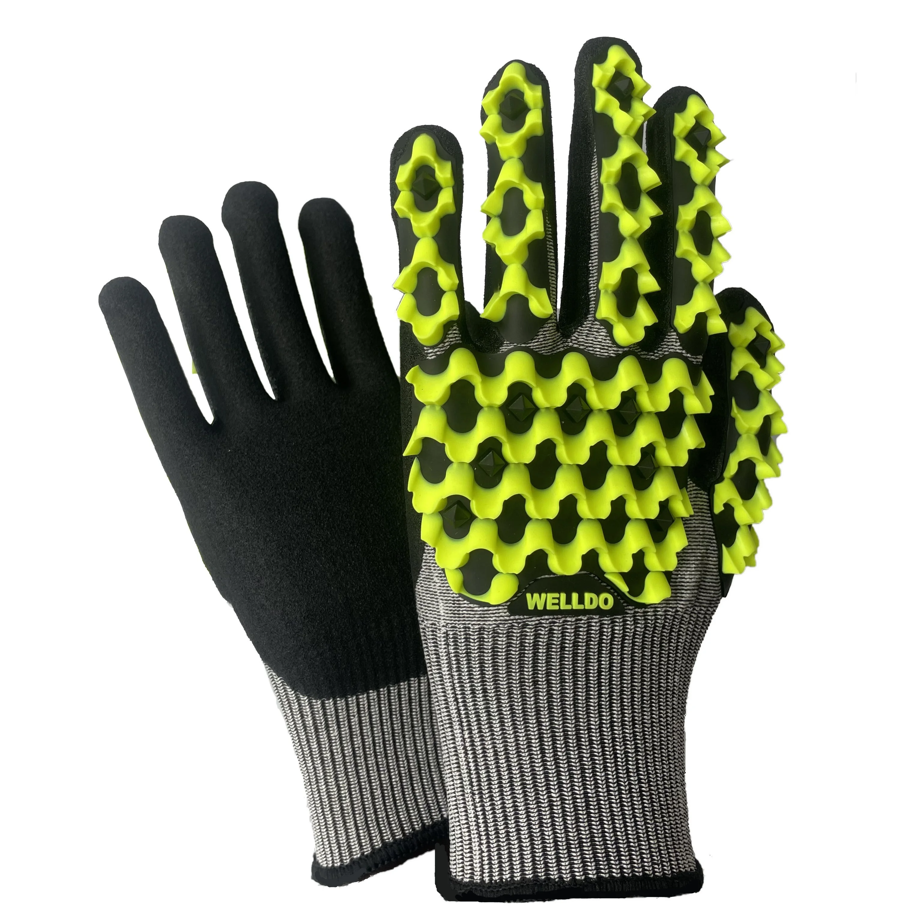 Best Sell wholesale CE EN388 custom brand impact resistant Safety Glove