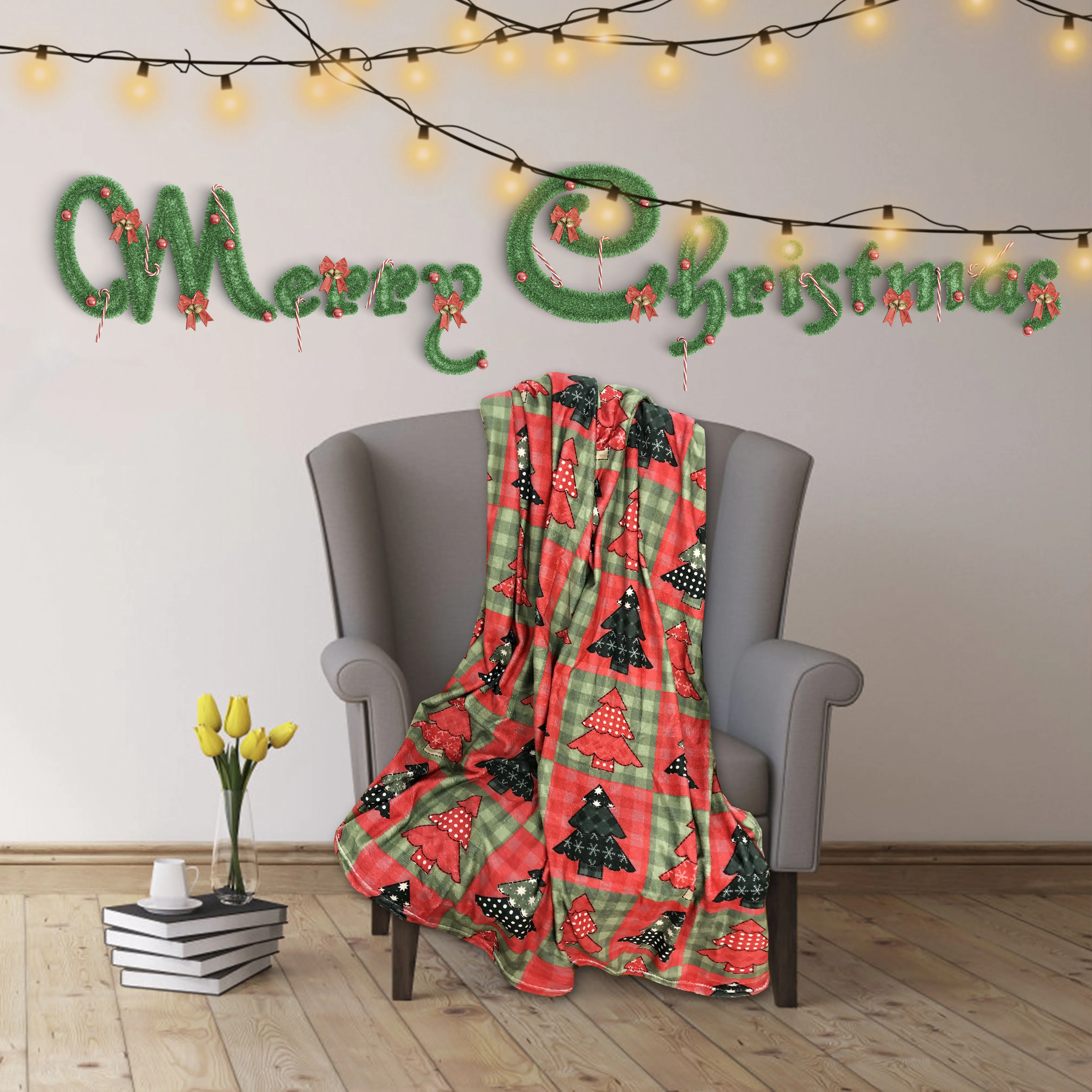 Cheap Custom Super Soft Winter Printed 100% Polyester Knitted Throw Blanket Plush Coral Sherpa Fleece Blanket