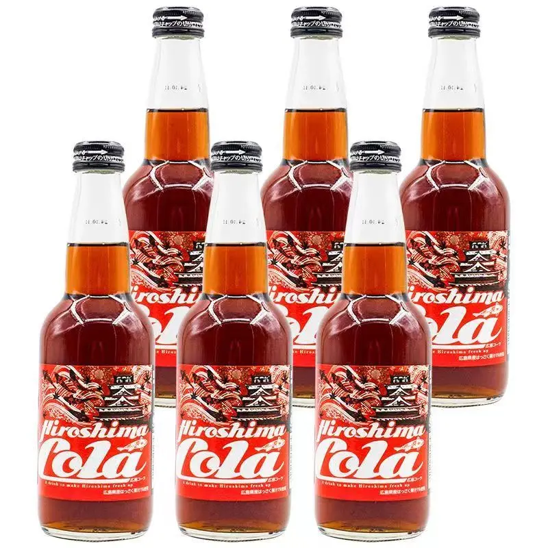 Japan exotic Version Carbonated Sparkling water Lemon Flavor Cola 330ml Soda Carbonated Sparkling water