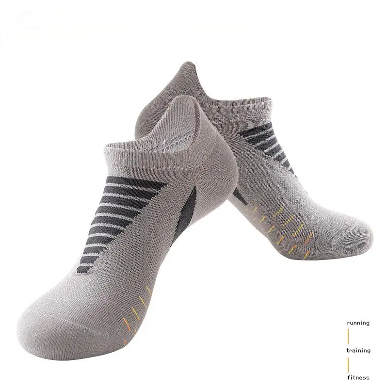 Professional short tube marathon running socks quick dry  basketball soccer sport socks for men