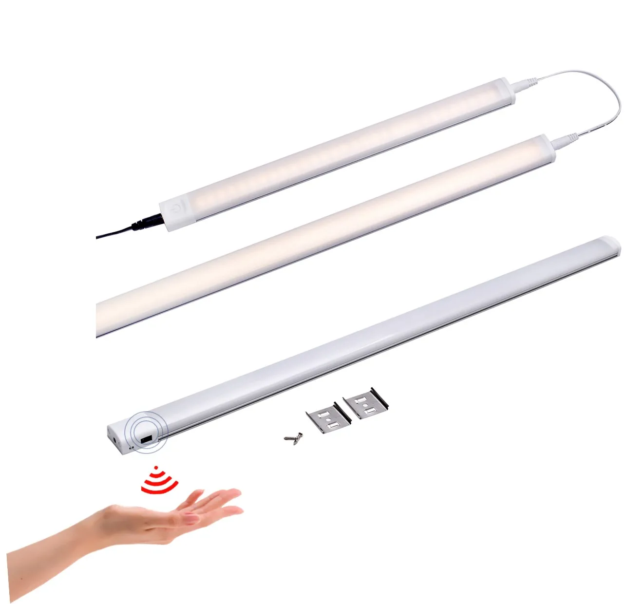 12V touch and dimmable sensor de movimiento closet wardrobe light with sensor