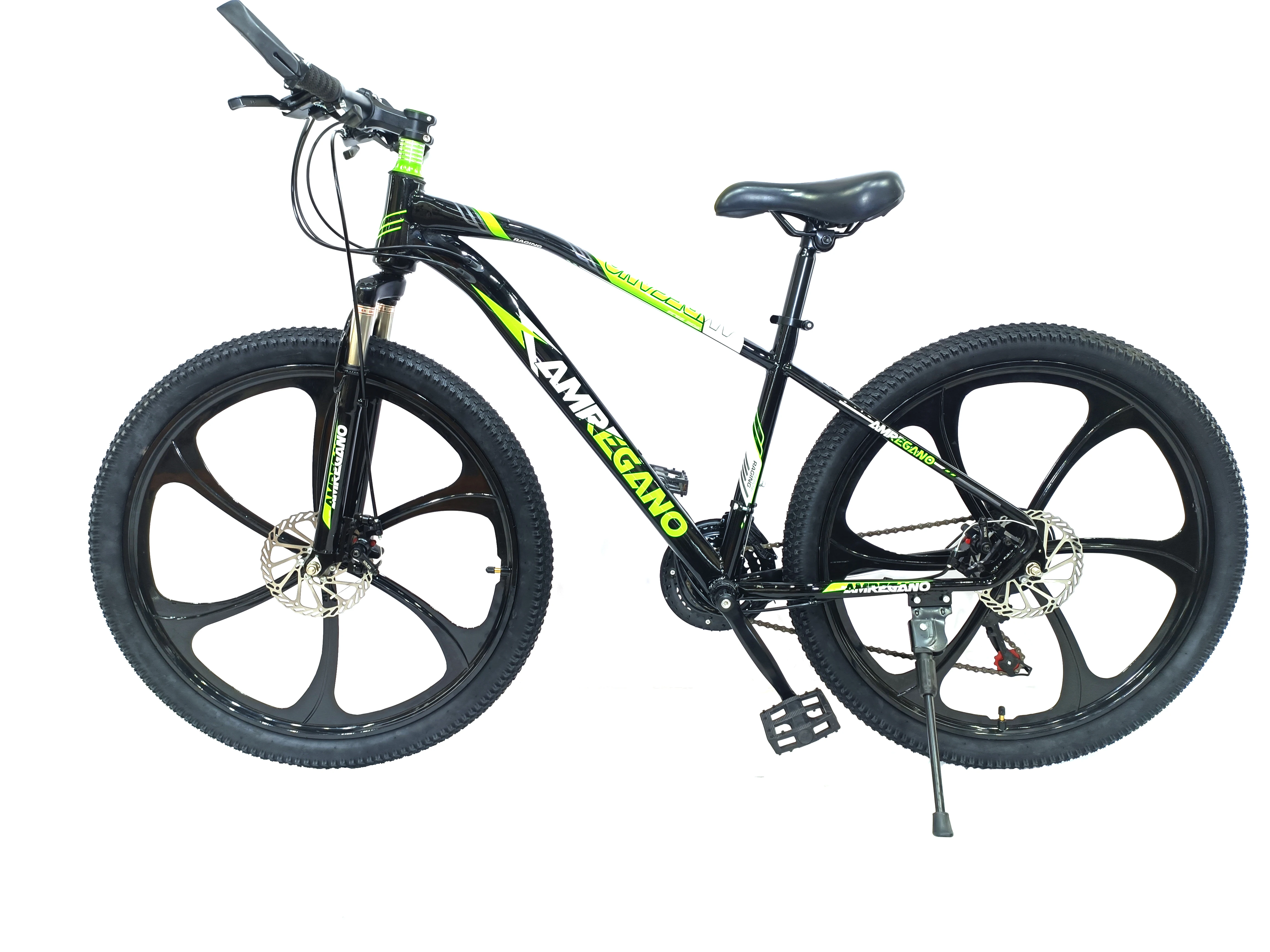 High Quality 21 Speed MTB Mountain Bikes Aluminum Bike with Disc Brake Steel Fork Bead Pedal