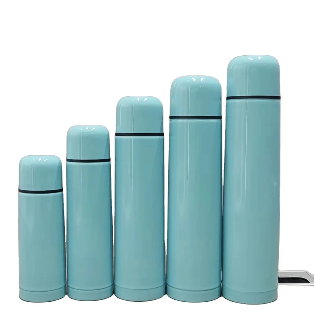 Dual Wall Stainless Steel Vacuum Bullet Flask Custom Logo Thermos Bottle Vacuum Flask