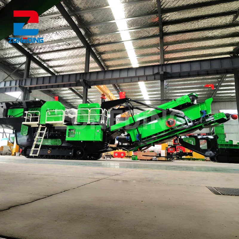 Factory Supply of Quarry Stone Crushing Machines Mobile Hammer Crusher Plant