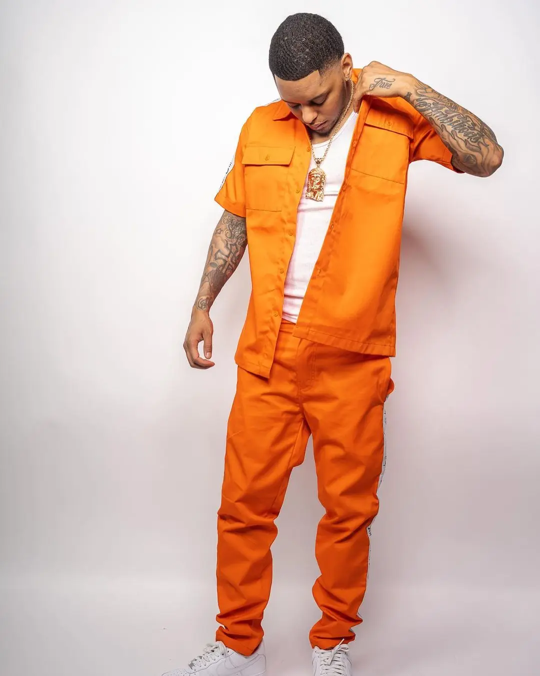 Custom Men Kids Work Shirt Pant Windbreaker Dickie Jumpsuit Set Wholesale Slim Fit Dickie Suits