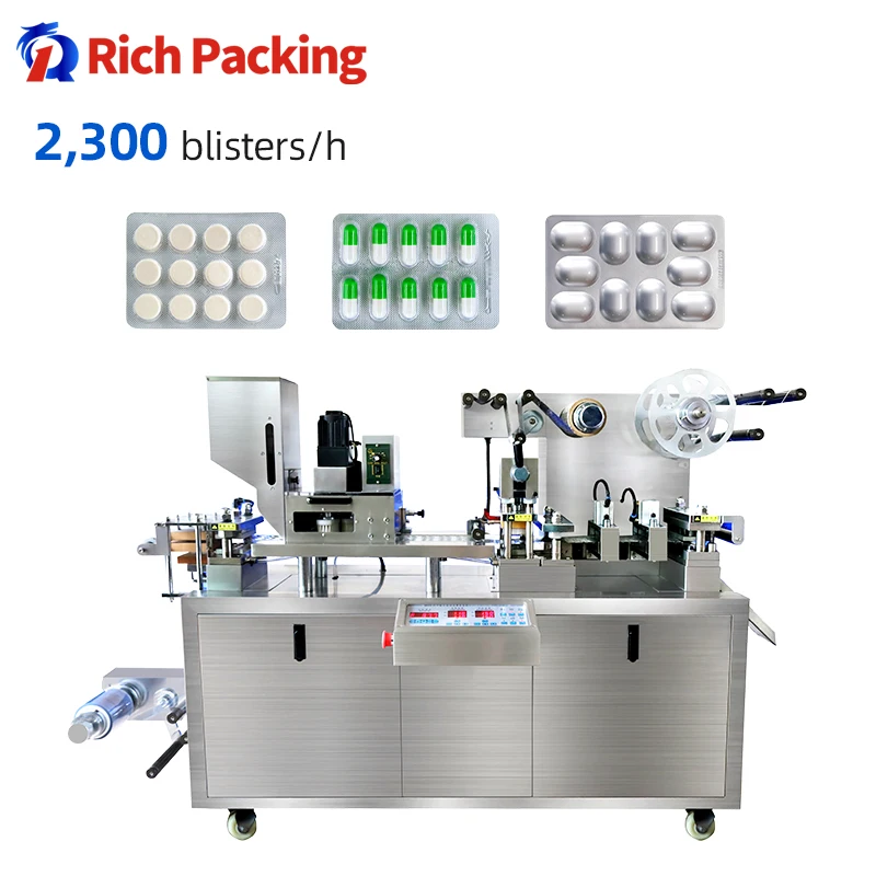Medical DPP Full Automatic Electronic Small Pill Tablet Capsule Blister Packing Forming Machine