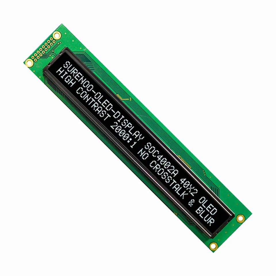  Реальный OLED-дисплей 182.0X38.5 4002 402 40X2 символьный ЖК-модуль дисплей LCM экранная панель WS0010 Параллельный Последовательный