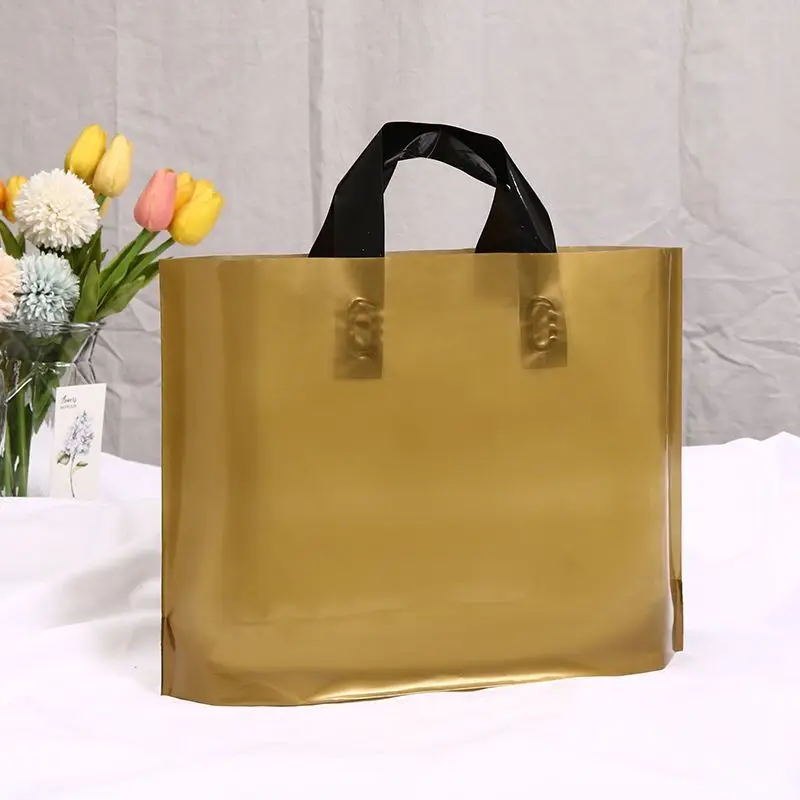 Custom  Fashion  Clothes packaging plastic bags shopping bags